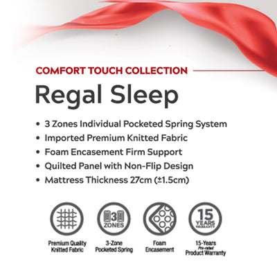 Dunlopillo REGAL SLEEP Queen Mattress