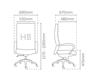 RITZ Wooden High Back Chair