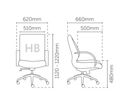 BOSSI High Back Chair
