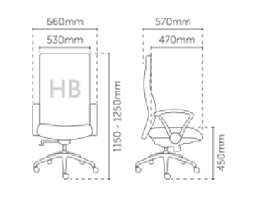 RISE Executive High Back Chair