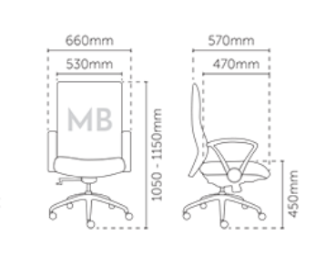 RISE Executive Medium Back Chair