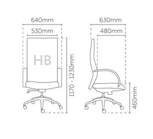 MORO High Back Chair