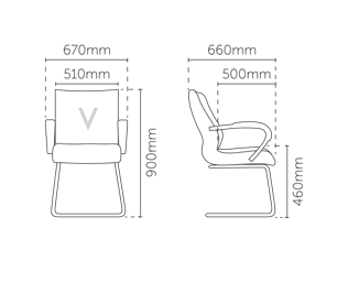 BAAS Wooden Visitor Chair
