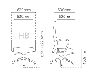 CHALLENGE Executive High Back Chair