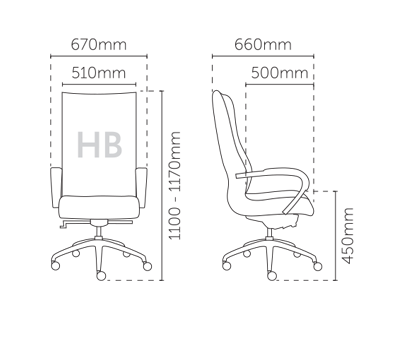UPMOST Wooden High Back Chair