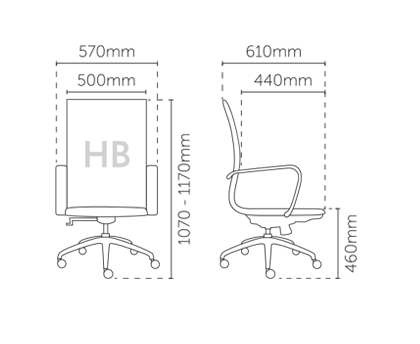 MODERN High Back Chair