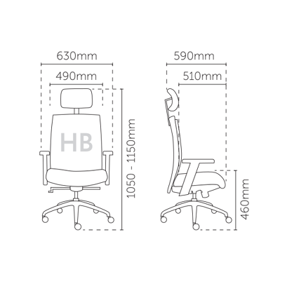 WEB High Back Chair