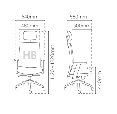 SPEC High Back Chair