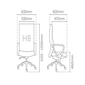 SHADE High Back Chair