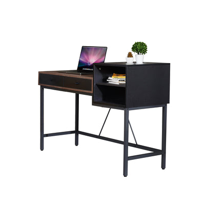 HUDSON 4' Writing Desk With Side Shelf