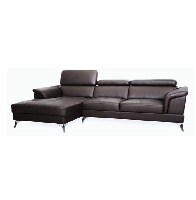 EMECO Half Leather L-Shape Sofa