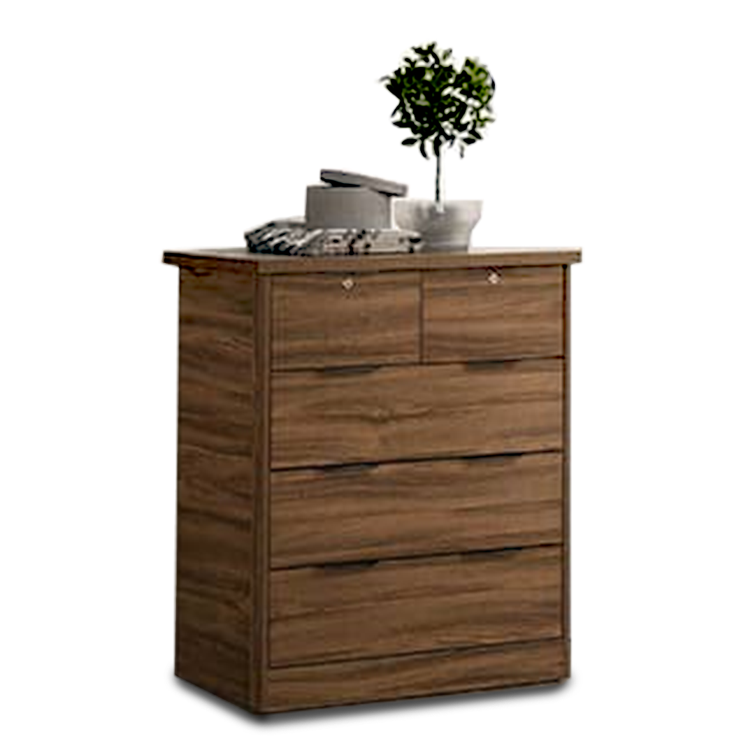 HUXLEY Chest of Drawer Walnut