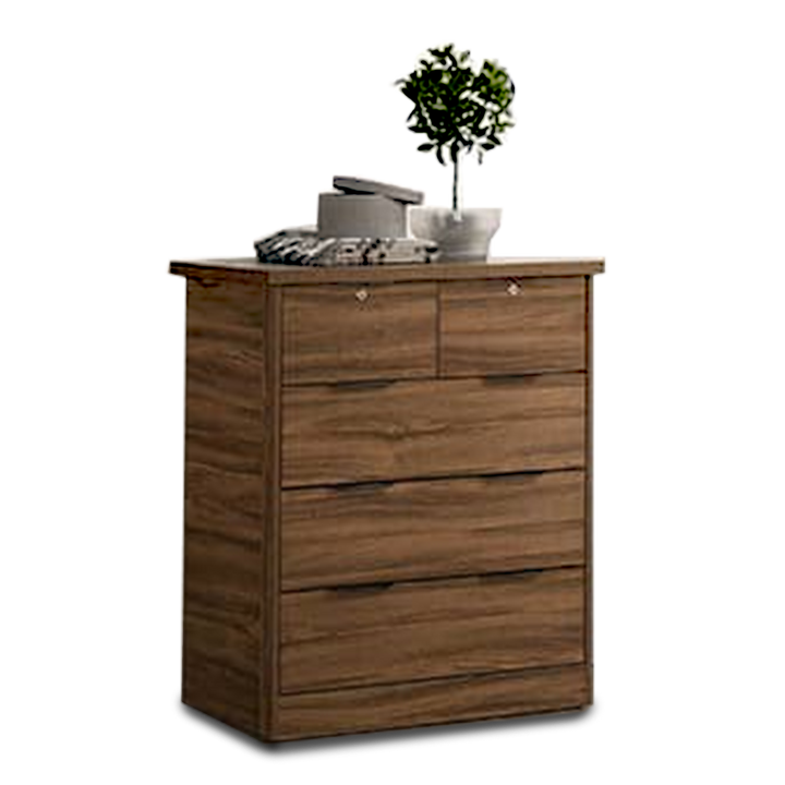 HUXLEY Chest of Drawer Walnut