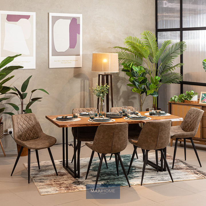 MIKA Dining Chair (Brown)