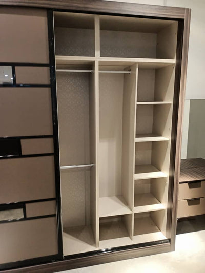 BEDROOM SET (BED+WARDROBE+DRESSING TABLE+SIDE TABLE)