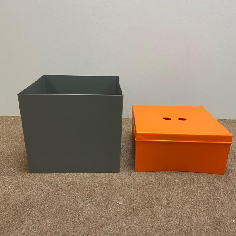 MINI CUBE (GREY-ORANGE)