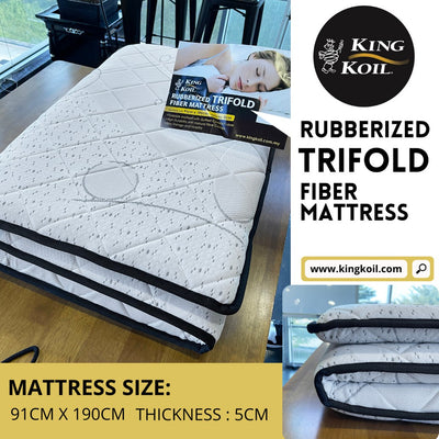 King Koil Tri-Fold Nature Fiber Mattress