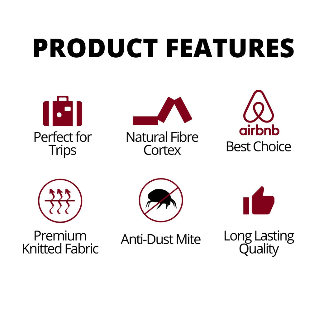 King Koil Tri-Fold Nature Fiber Mattress