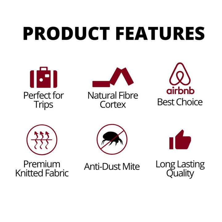 King Koil Tri-Fold Nature Fiber Mattress