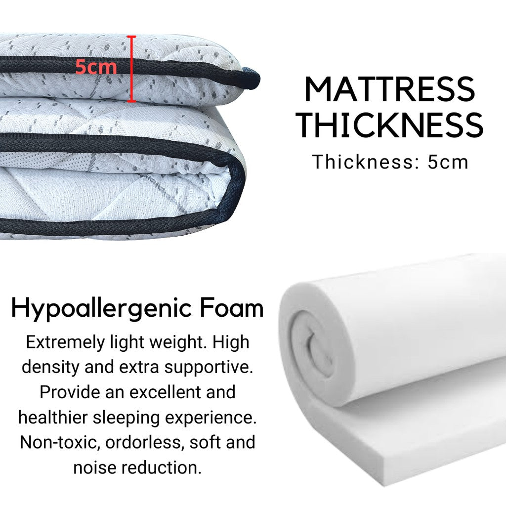 King Koil Tri-Fold Nature Fiber Mattress