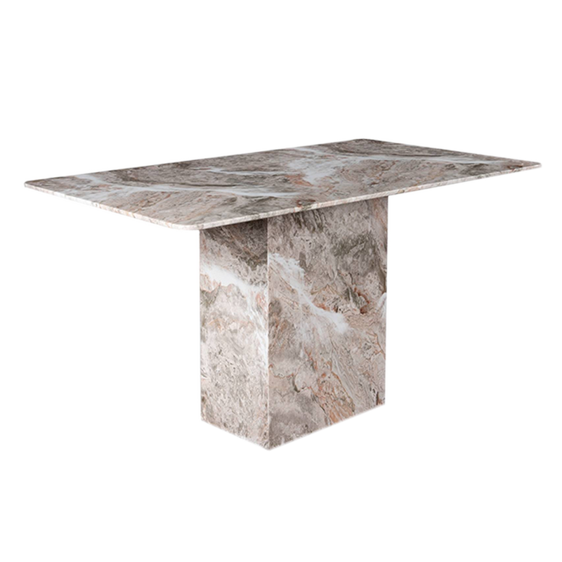 STEFANIA II Marble Dining Table with Chair