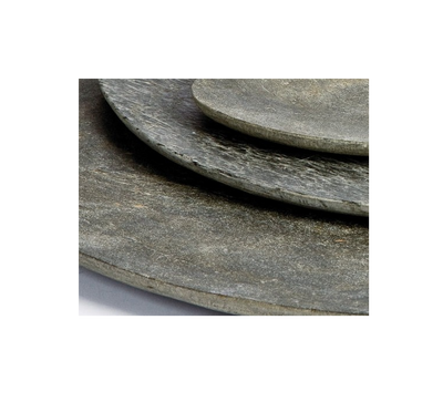 SLATE Triangular Stone Decor Plate (Set of 3)