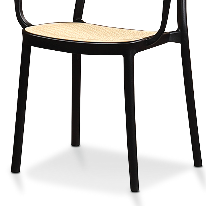 OLLIE Rest Chair with Arm Black