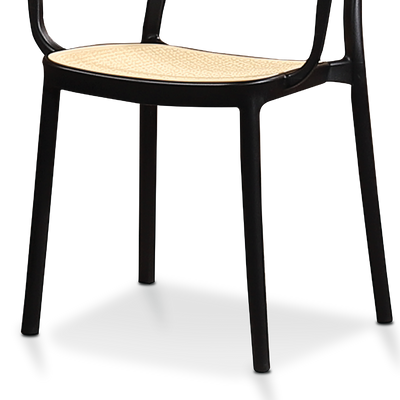 OLLIE Rest Chair with Arm Black