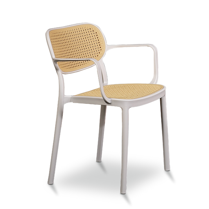 OLLIE Rest Chair with Arm White