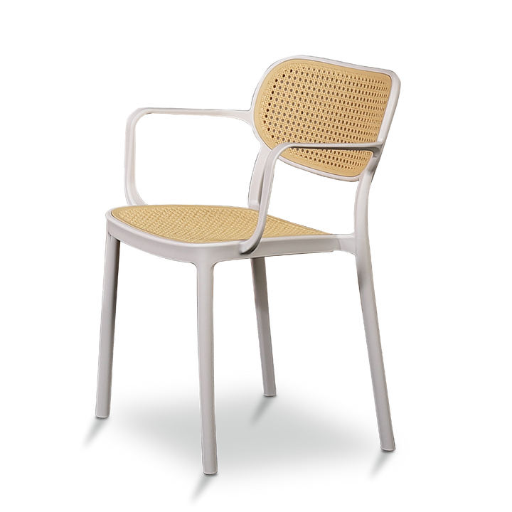 OLLIE Rest Chair with Arm White