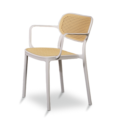 OLLIE Rest Chair with Arm White