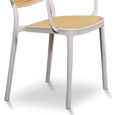OLLIE Rest Chair with Arm White
