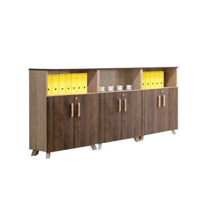 LEXUS Side Cabinet with 1 Open Shelf & Wooden Door