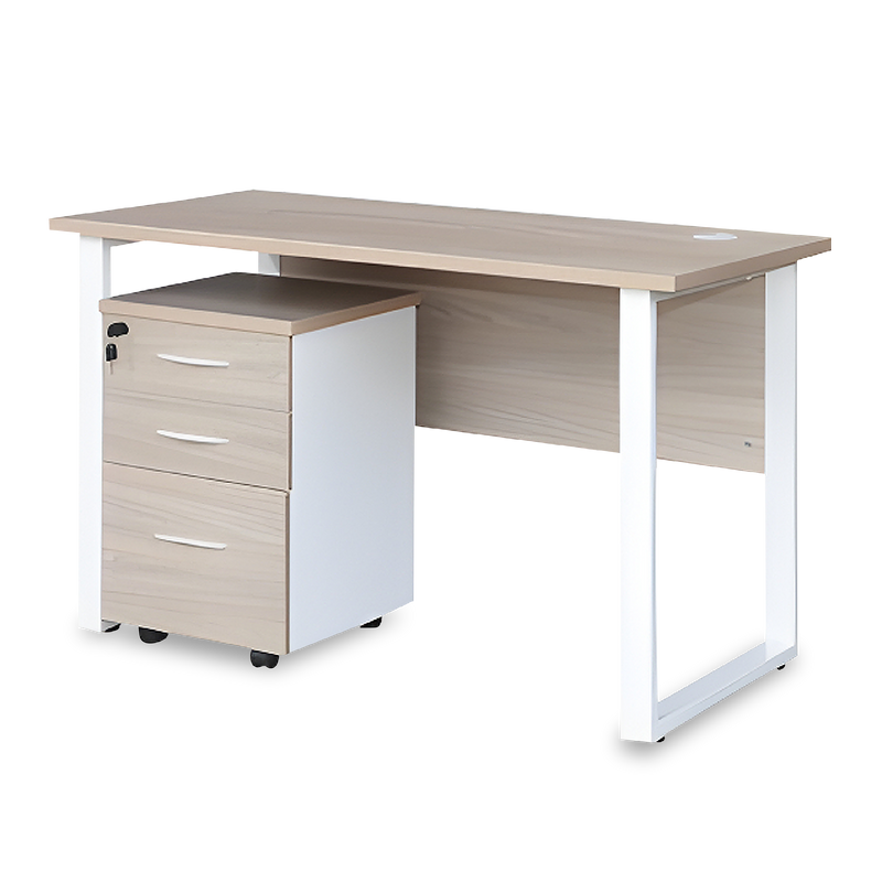 PETE Study Table with Mobile Pedestal