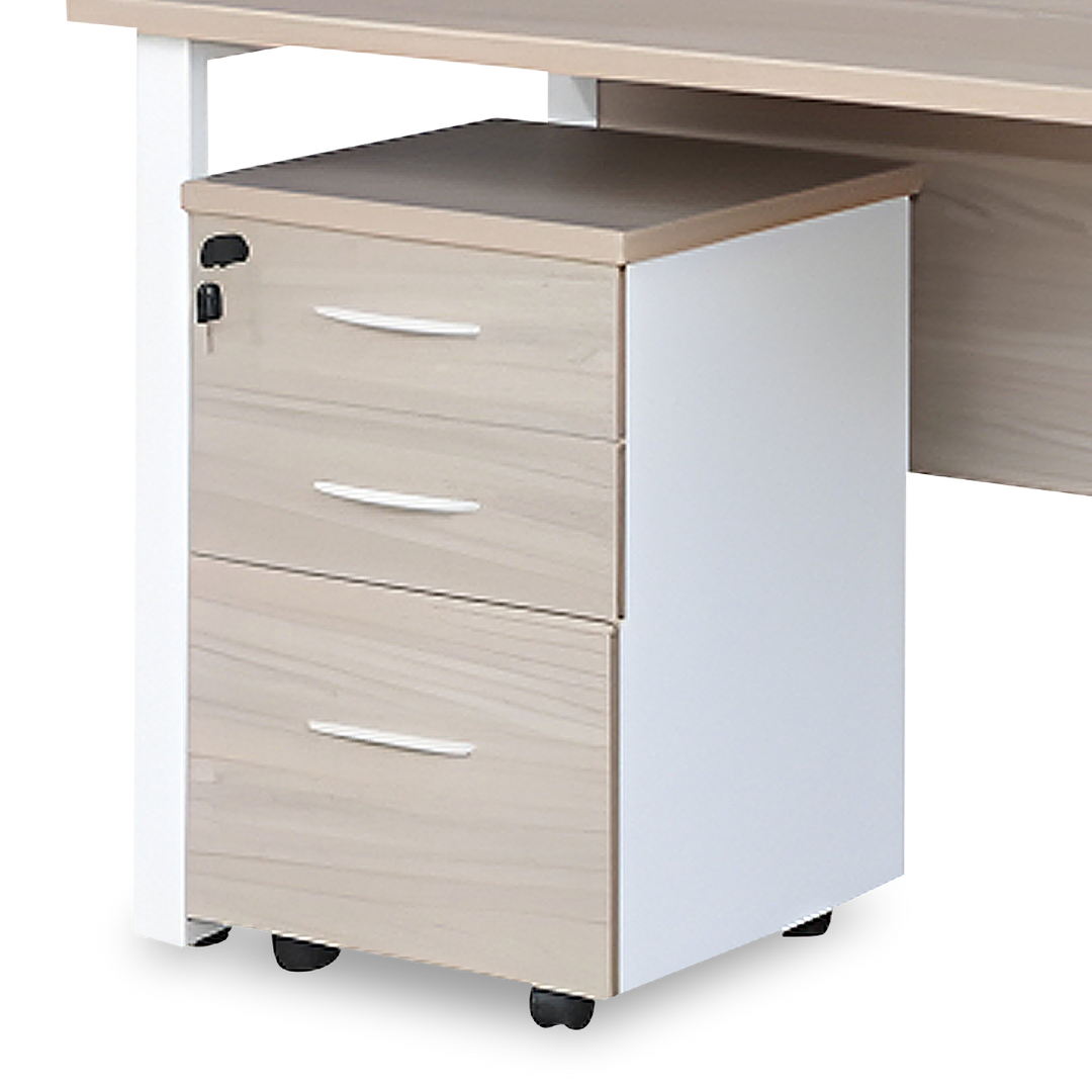 PETE Study Table with Mobile Pedestal