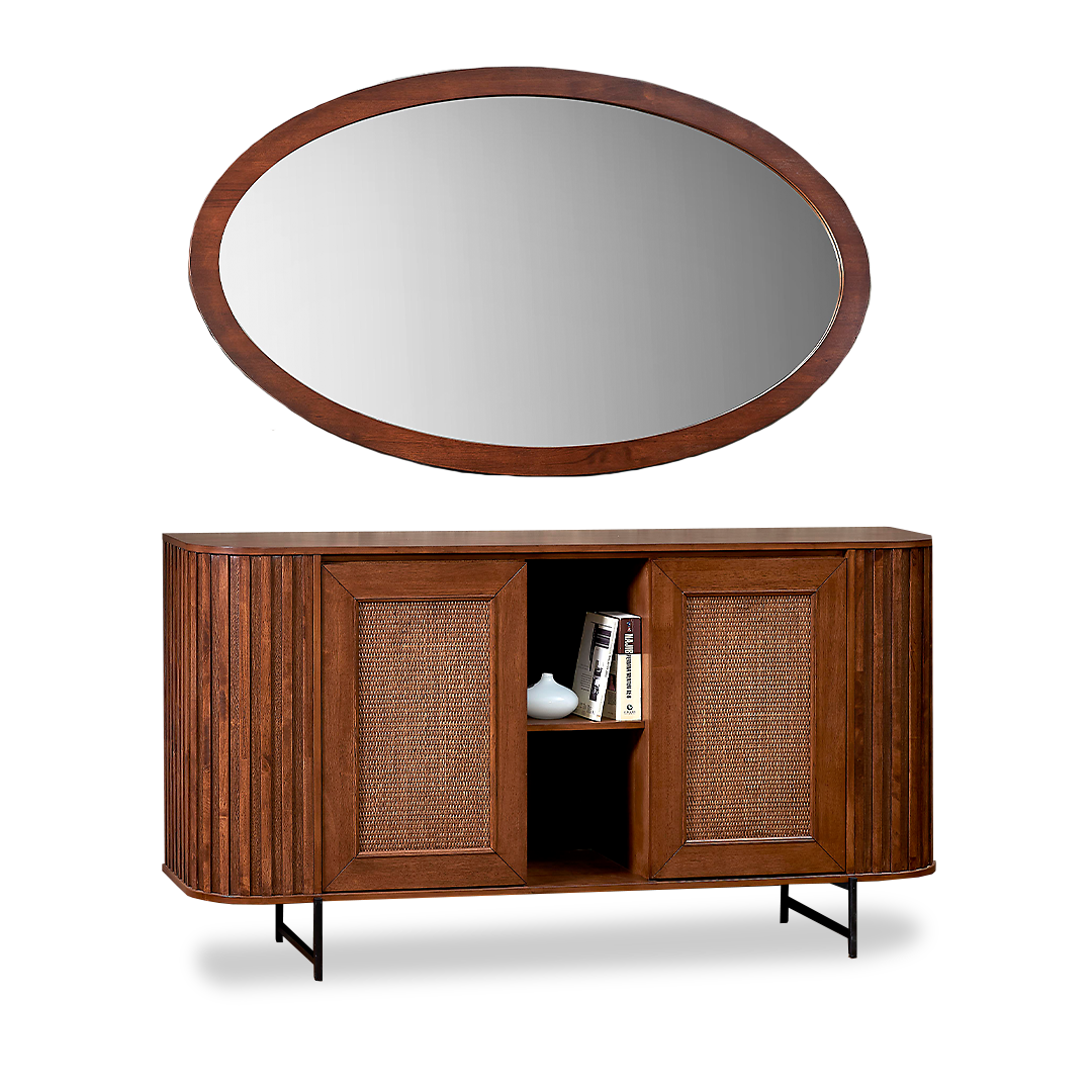 SAVANNAH Mirror Oval