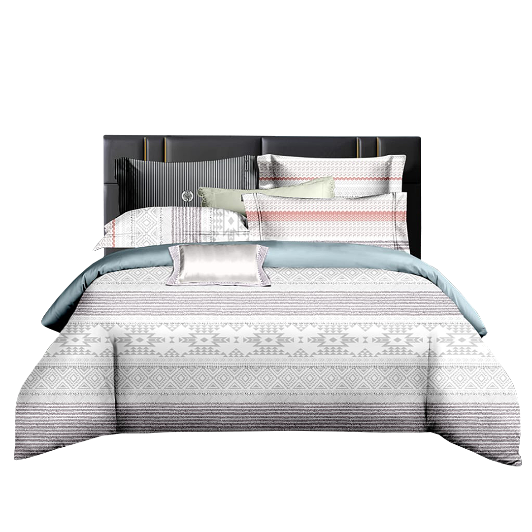 Stripe Tencel Print Quilt Cover Set