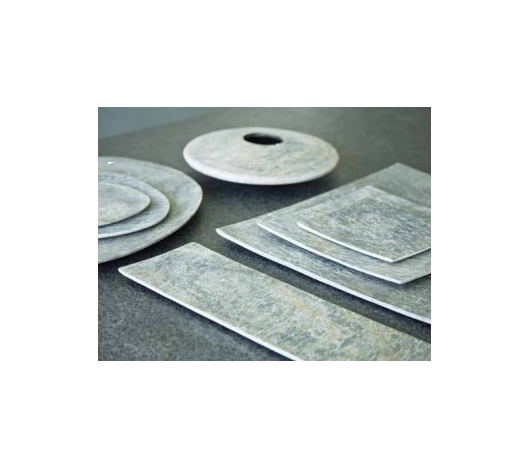 SLATE Triangular Stone Decor Plate (Set of 3)