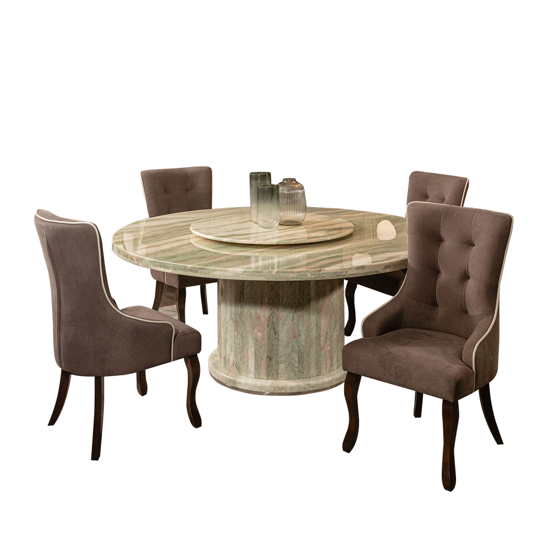 TIFFANY NATURAL Marble Dining Table