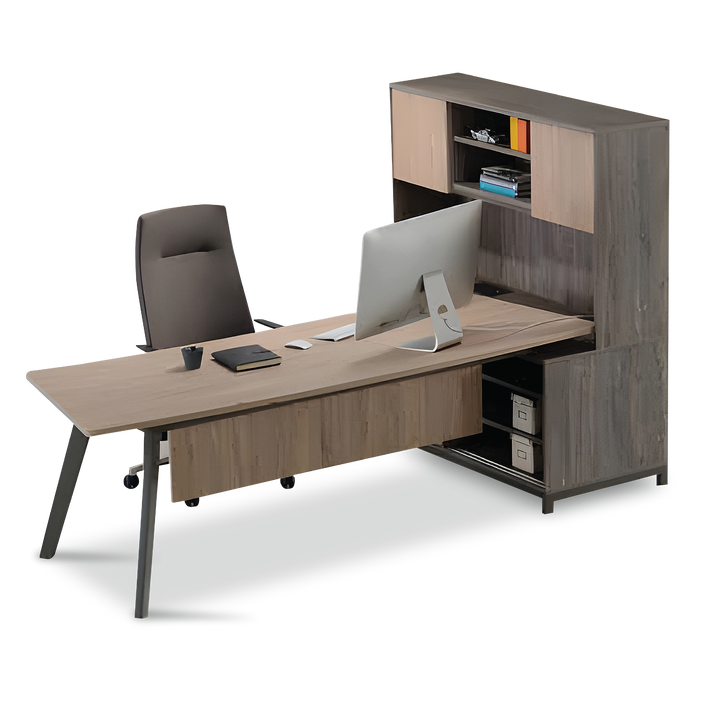 TUCANA Director Table with Hutch