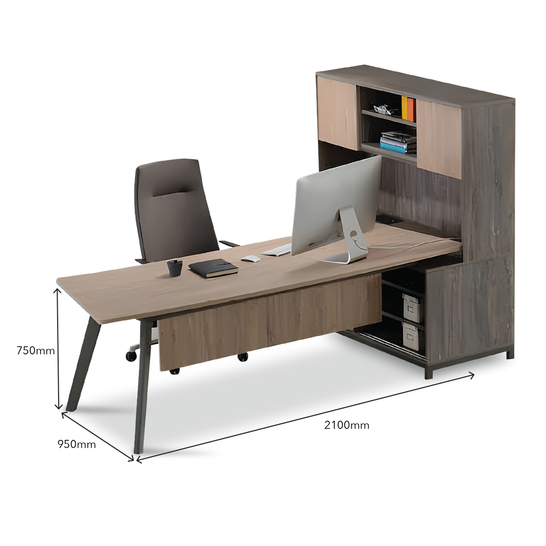 TUCANA Director Table with Hutch