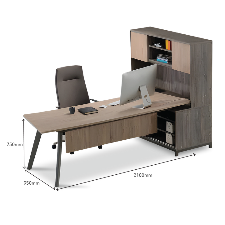 TUCANA Director Table with Hutch
