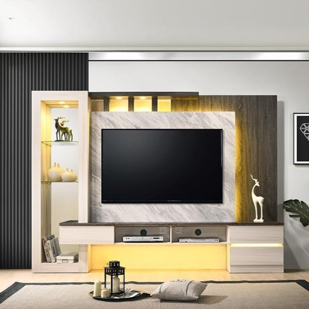 VESPER Wall Stand 9' TV Cabinet