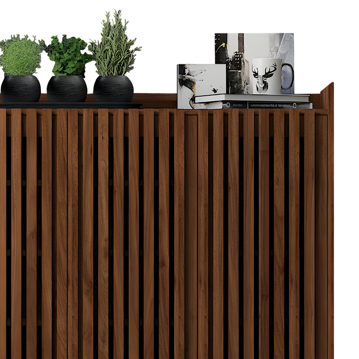 XAVIER Shoes Cabinet Dark Walnut