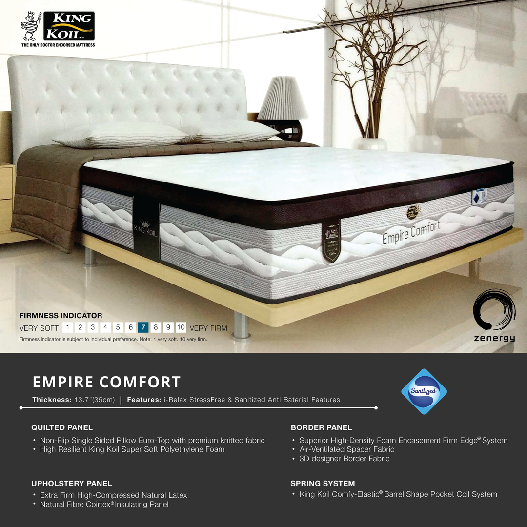 King Koil EMPIRE Comfort Mattress