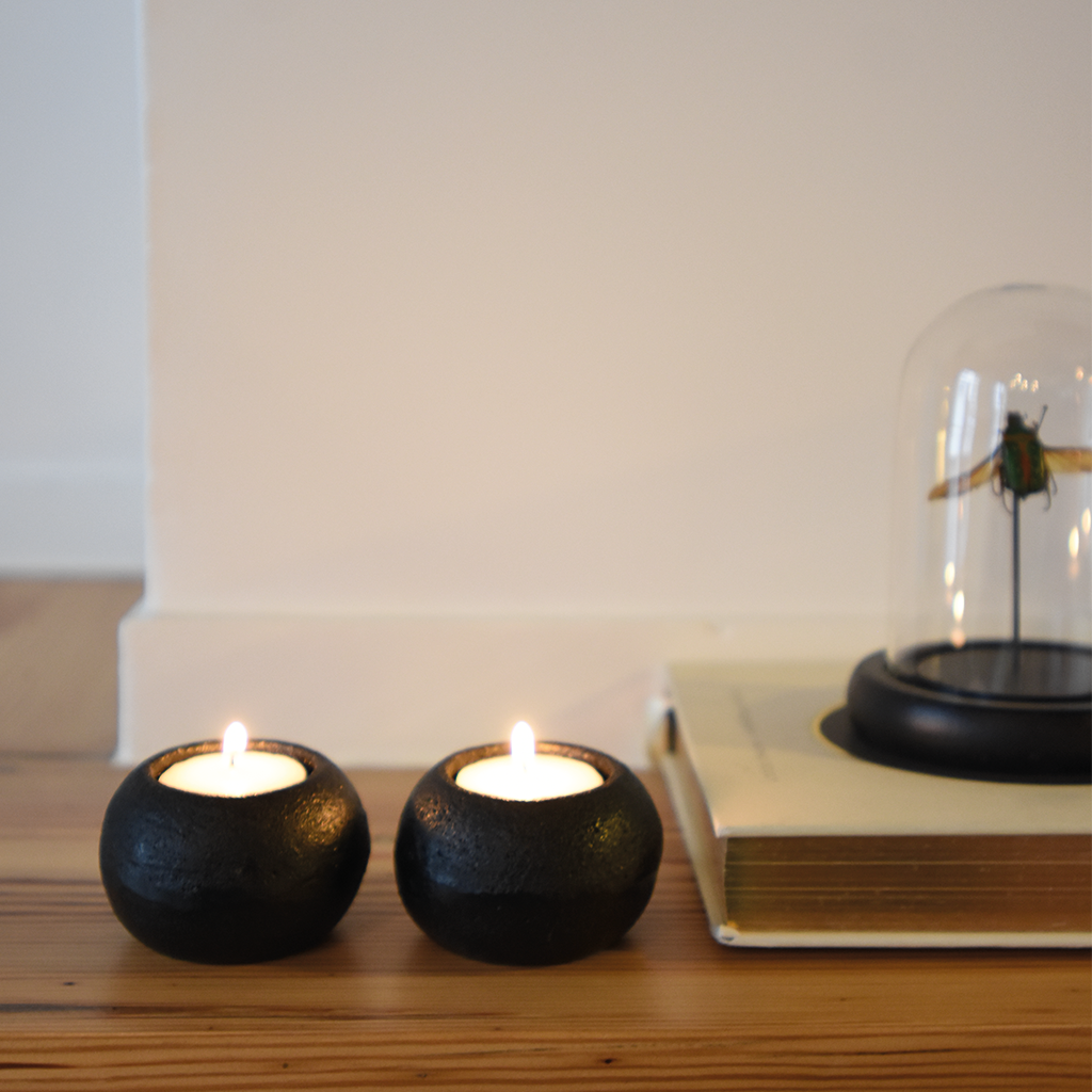 COAL Metal Candle Holder