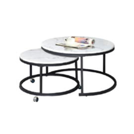 BATSON 2-in-1 Marble Coffee Table