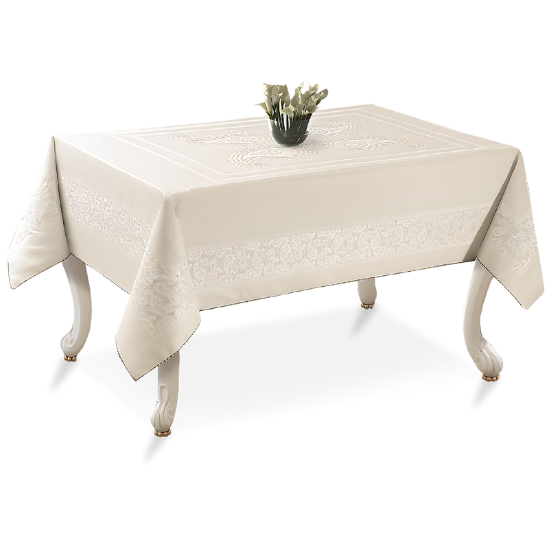 PAISLEY Cream Table Cloth