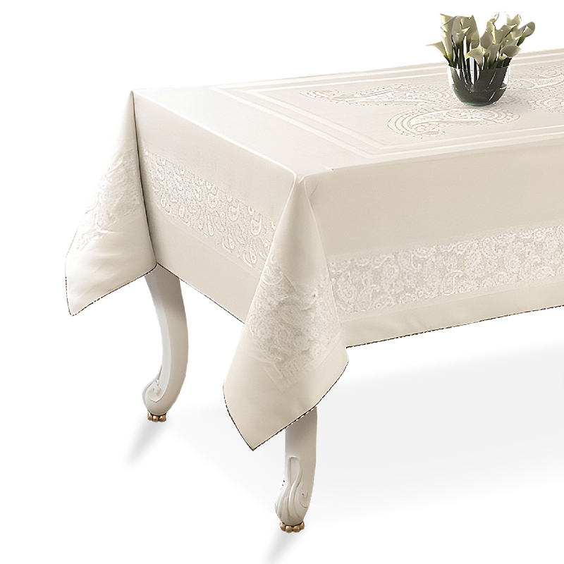 PAISLEY Cream Table Cloth