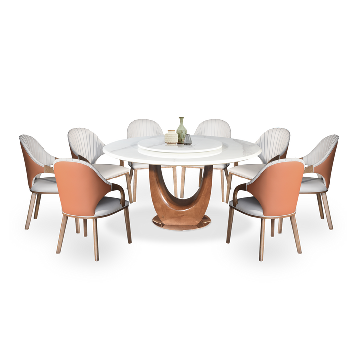 GENE Marble Dining Table Set